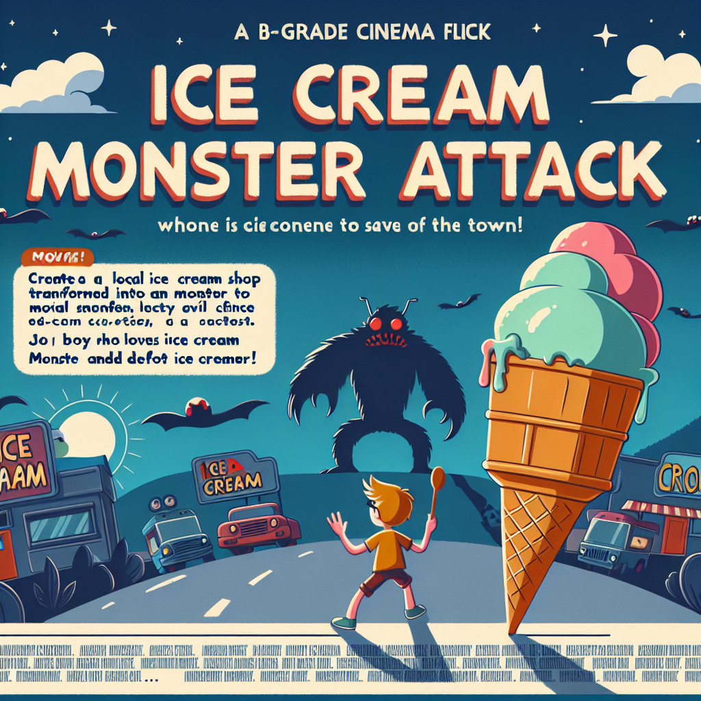 アイスクリームモンスターの奇襲