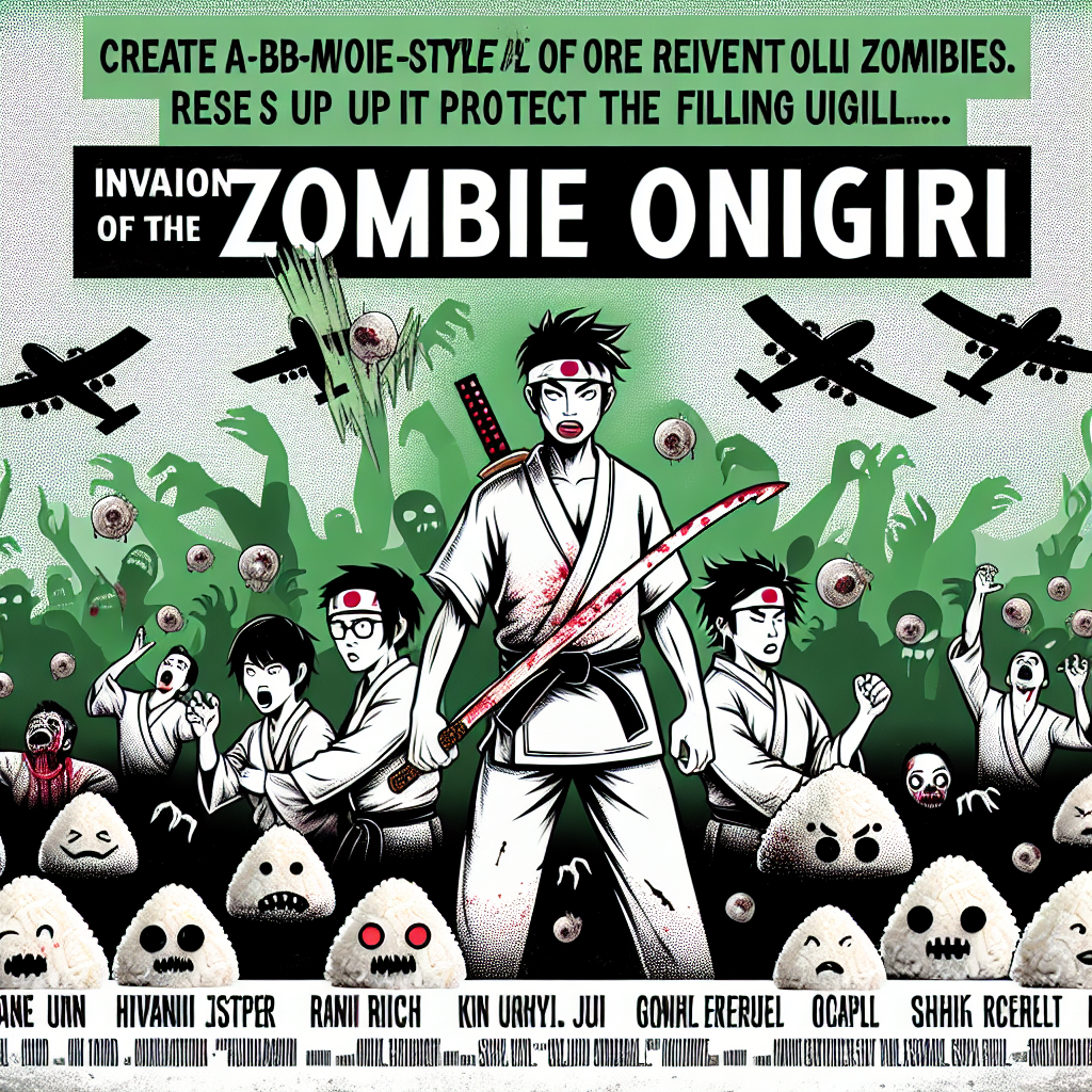 ゾンビおにぎりの襲来