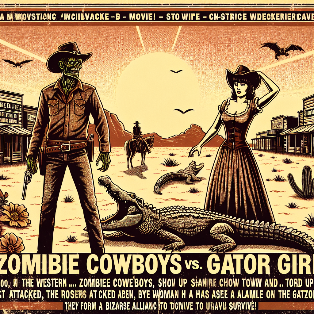 ゾンビカウボーイvsワニ女