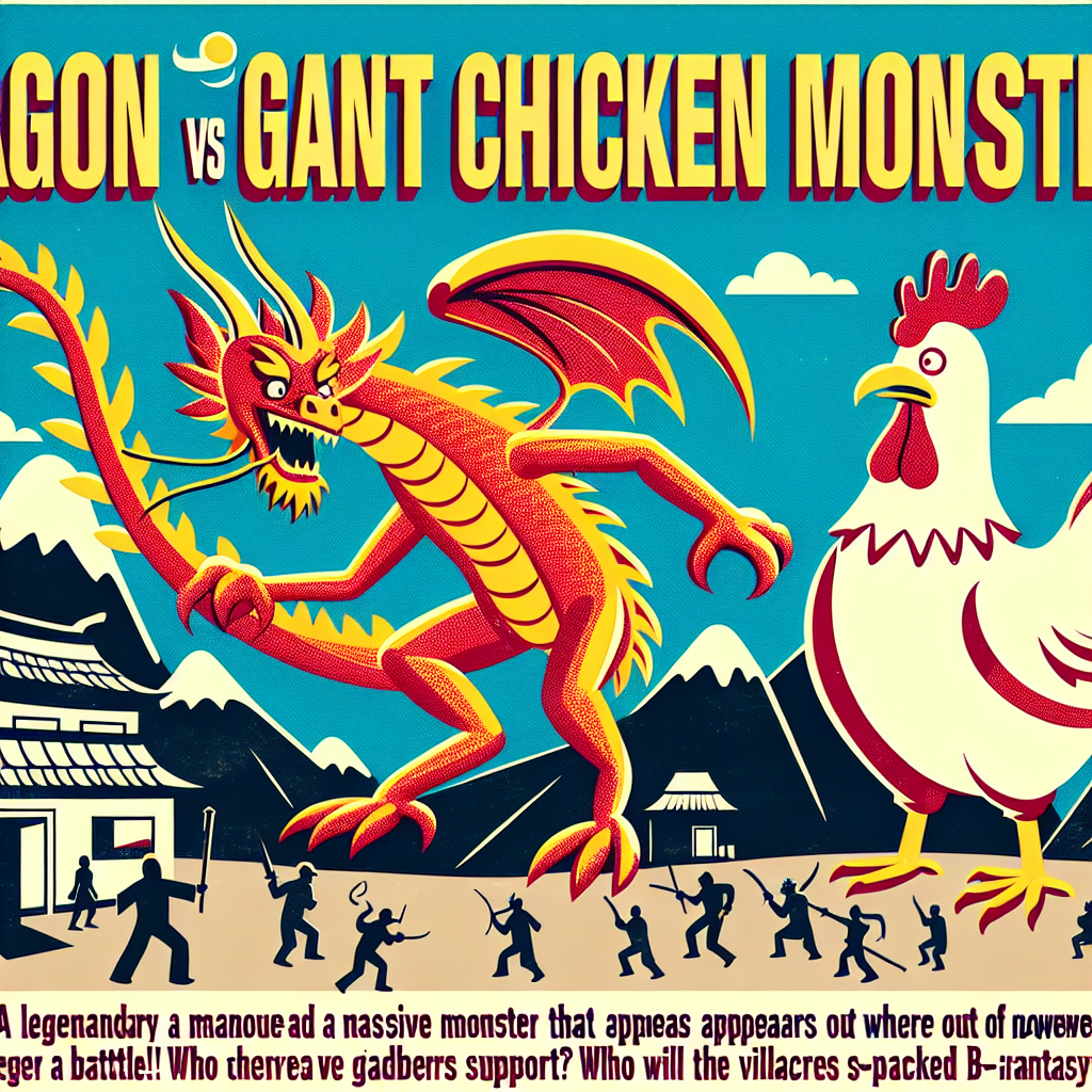 ドラゴンVSニワトリ怪獣