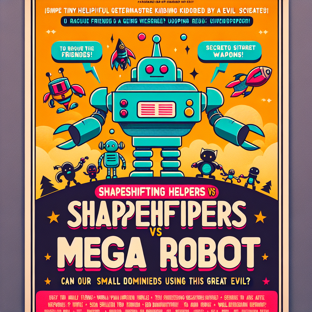 変身ミニオンVS超巨大ロボット