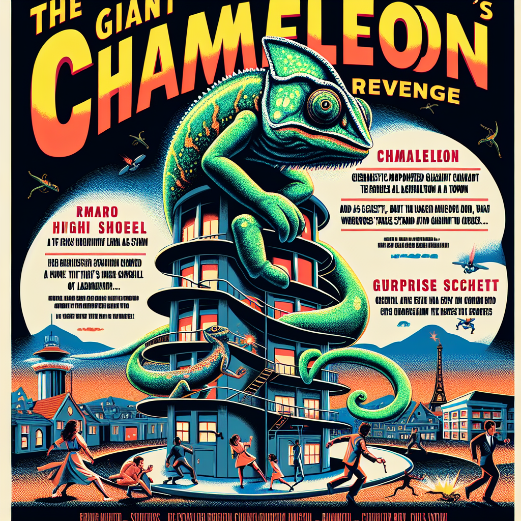 巨大カメレオンの逆襲