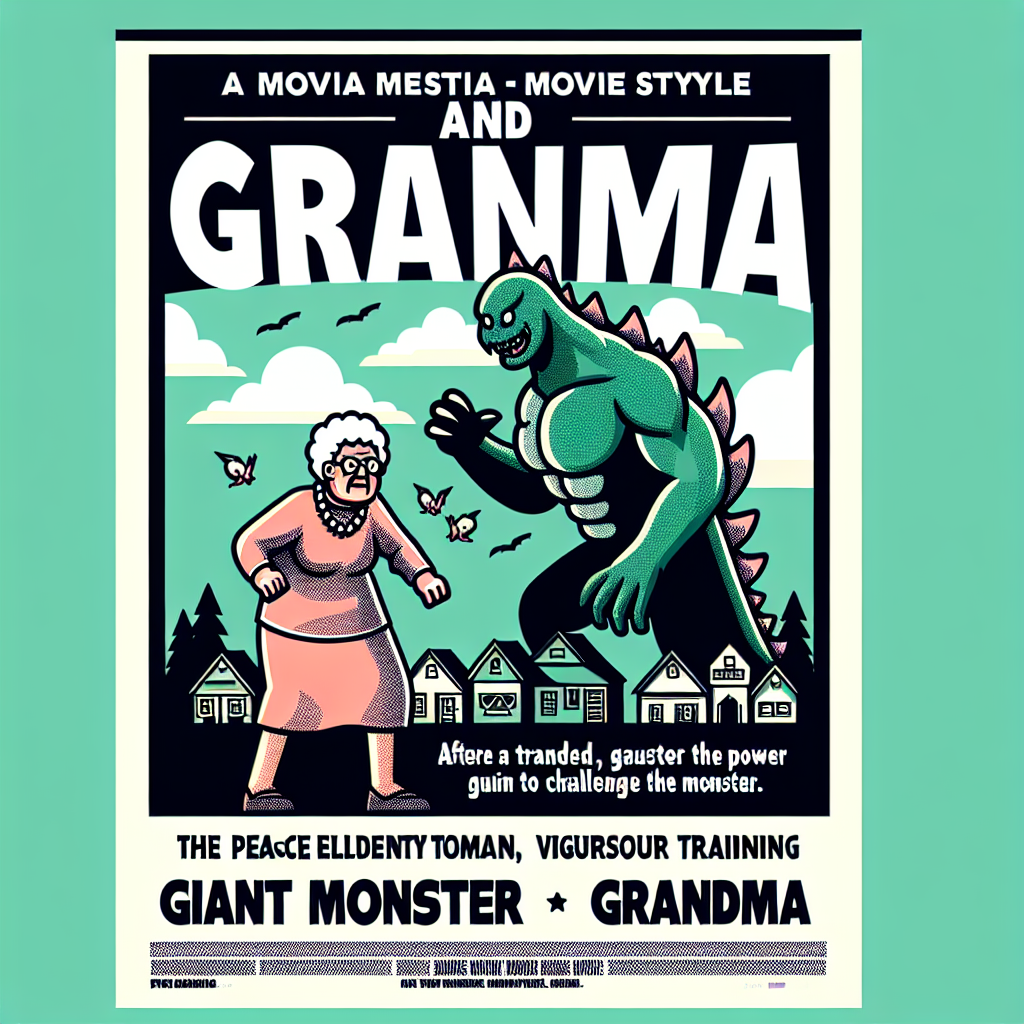 巨大モンスターとおばあちゃん