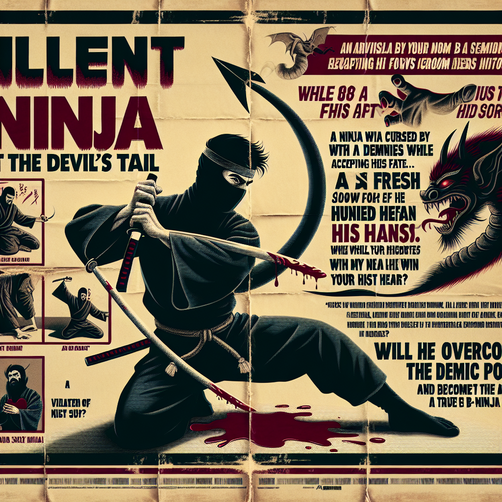 悪魔のしっぽを持つバイオレンス忍者