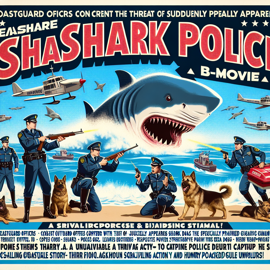 海辺のサメ警察